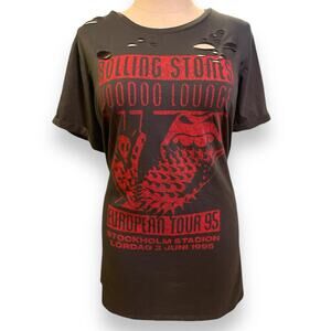 Torrid Black and Red Graphic Tee
